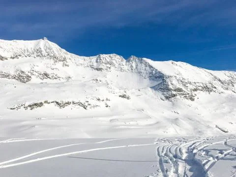 Alps in winter Stock Photos
