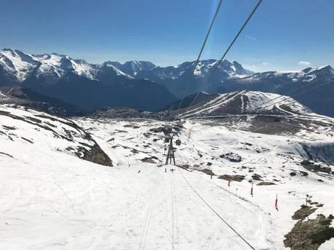 Alps in winter Stock Photos