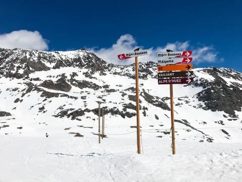 Alps in winter Stock Photos