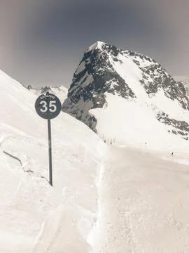 Alps in winter Stock Photos