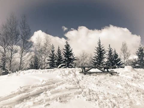 Alps in winter Stock Photos