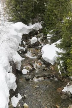 Alps in winter Stock Photos
