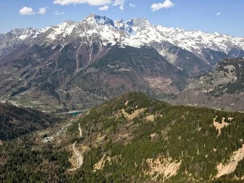 Alps in winter Stock Photos
