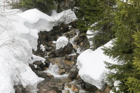 Alps in winter Stock Photos