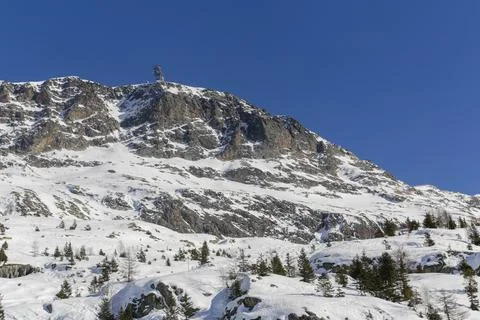 Alps in winter Stock Photos
