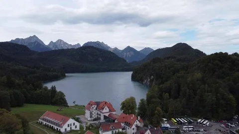 Alpsee lake Video stock 236488018