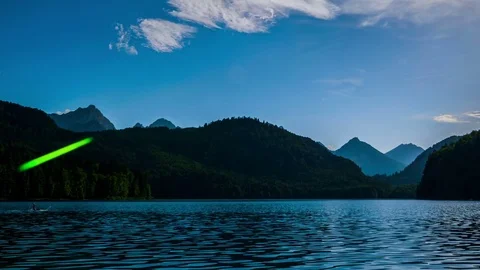 Alpsee Schwangau - Timelapse Stock Footage 77685348