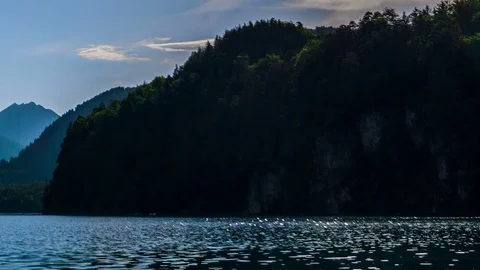 Alpsee Schwangau - Timelapse Stock Footage 77685992