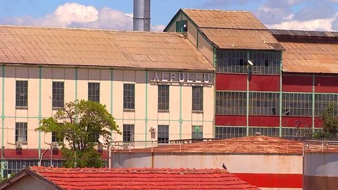 Alpullu Sugar Factory Stock Footage 71849376
