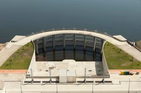 Alqueva dam Stock Photos
