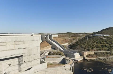 Alqueva dam Stock Photos