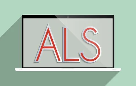Als amyotrophic lateral sclerosis Stock Illustration