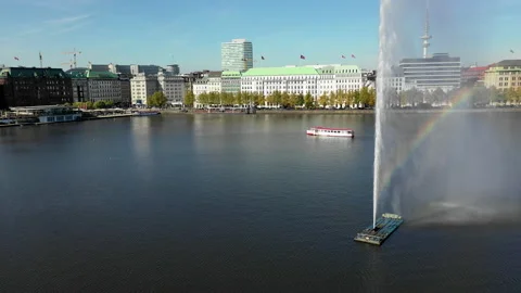 Alster Rainbow Stock Footage 133605213