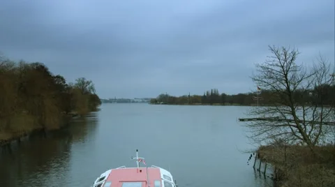 Alster Ship Stock Footage 45175199