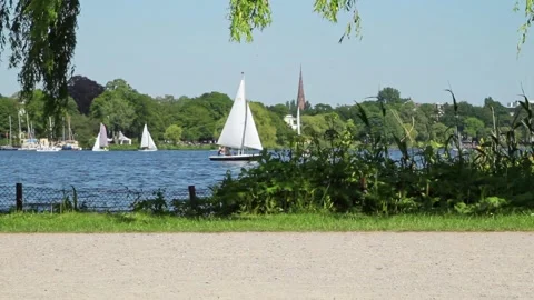 Alster Walk Stock Footage 154161671