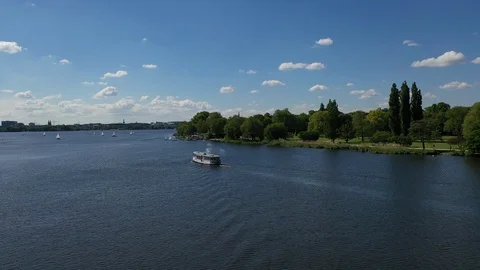 Alster_Steamer Stock Footage 128318591
