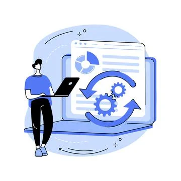 Alt tag optimization abstract concept vector illustration. Stock Illustration