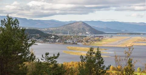 Alta Elvebakken (panorama) Stock Photos