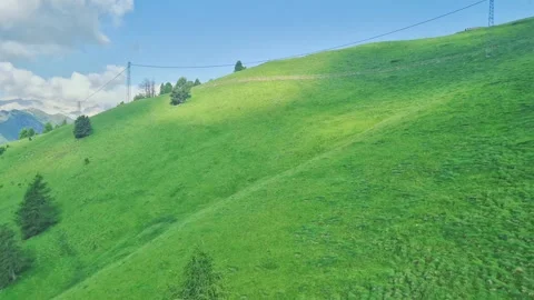 Alta Via Federico Augusto path - Val di Fassa - Italy Stock Footage 280353412