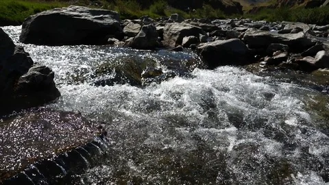 Altai mountain clean river 1 Stockbeeldmateriaal 82894161