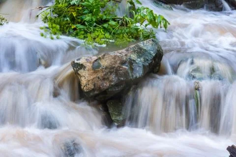 Altai mountain river Foto stock