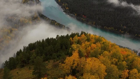 Altai. mountains. clouds 3 Stock Footage 104400726