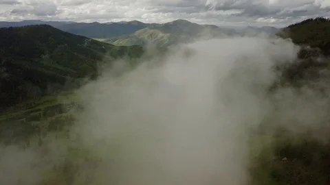 Altai. mountains. summer. clouds. waterfall 1 Stock Footage 104401626