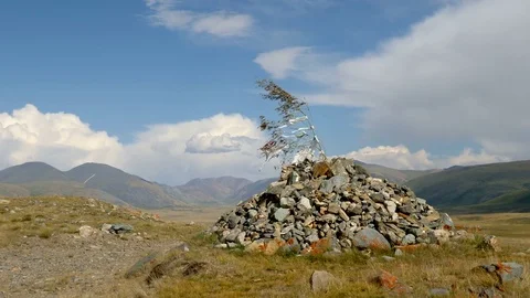 Altai is a place of communication with the spirits 2 Stockbeeldmateriaal 82893600