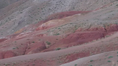 Altai Red Mountains Stock Footage 171758697