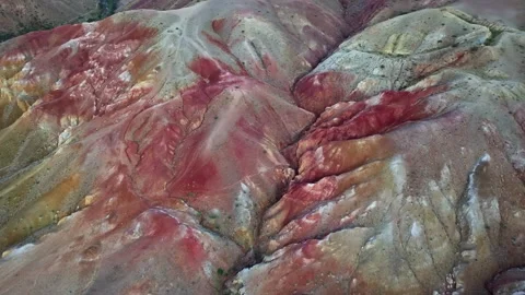 Altai red mountains Stock Footage 199261383