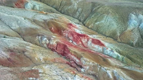 Altai red mountains Stock Footage 201167207