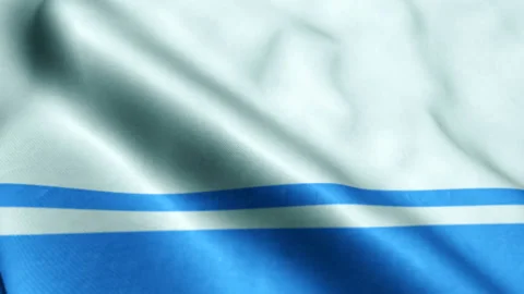 Altai Republic flag - Seamless loop Video stock 206145537