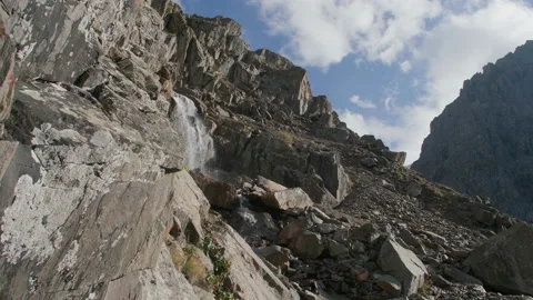 Altai waterfall Stock Footage 167483987