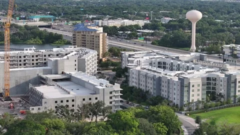Altamonte Springs FL 32701 Central Pkwy Condos New Construction 2024 Stock Footage 277616130