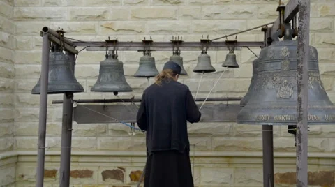 Altar with a bell Stock Footage 68141936