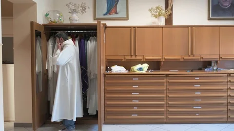 Altar boy Video stock 89974400