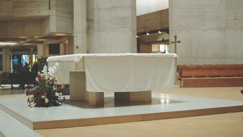 Altar Of Clifton Cathedral Stock Footage 90306258