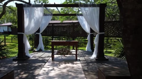 Altar de Casamento back 스톡 동영상 168148249
