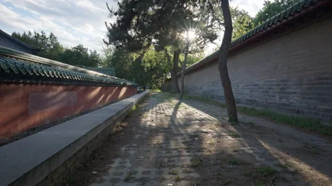 The Altar of Earth Ancient Imperial Architecture at Ditan Park Stock Footage 335192020