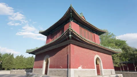 The Altar of Earth Ancient Imperial Architecture at Ditan Park Video stock 335192100