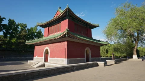 The Altar of Earth Ancient Imperial Architecture at Ditan Park 库存影片 335193069