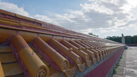 The Altar of Earth Ancient Imperial Architecture at Ditan Park Stock Footage 335193931