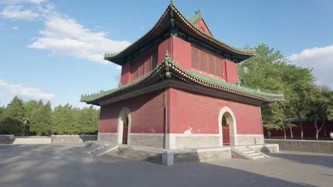 The Altar of Earth Ancient Imperial Architecture at Ditan Park Stock Footage 335194869