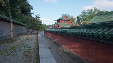 The Altar of Earth Ancient Imperial Architecture at Ditan Park Stock Footage 335194873