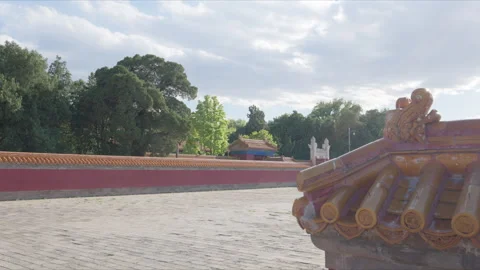 The Altar of Earth Ancient Imperial Architecture at Ditan Park Stock Footage 335195376