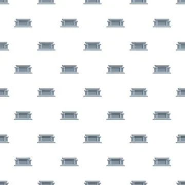 Altar pattern with religious architecture and stone structures イラスト素材