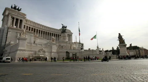 Altare della Patria 스톡 동영상 714157