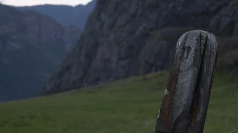 Altay Historical Artifact Stock Footage 82282987