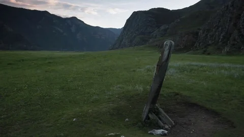 Altay Historical Artifact Stock Footage 82283112