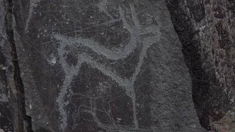 Altay Historical Artifact Stock Footage 82283787